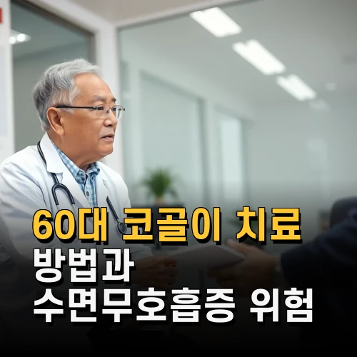 60대 코골이 치료 방법과 수면무호흡증 위험 체크 꼭 알아야 할 최신 정보