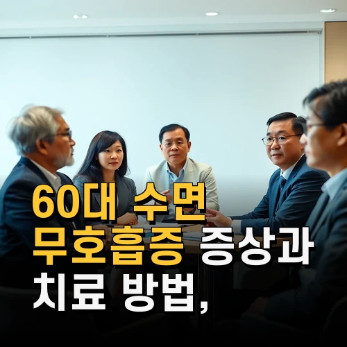 60대 수면 무호흡증 증상과 치료 방법 꼭 알아야 할 최신 정보