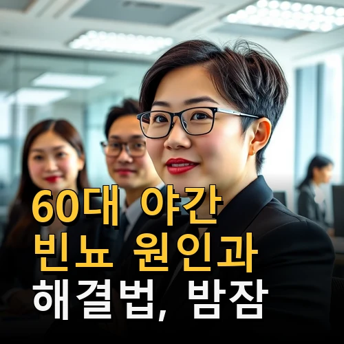 60대 야간 빈뇨 원인