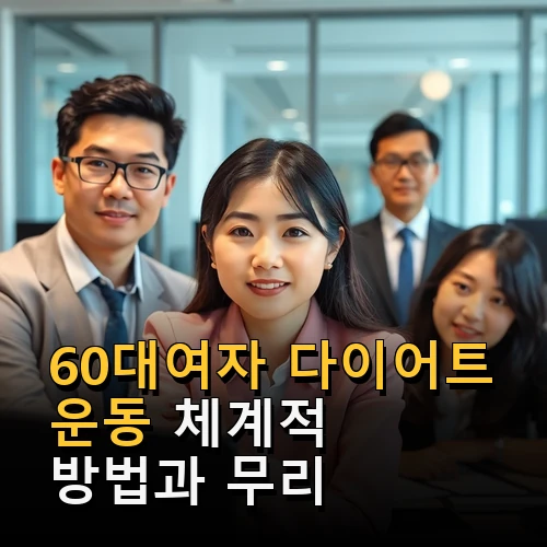 60대여자 다이어트 운동