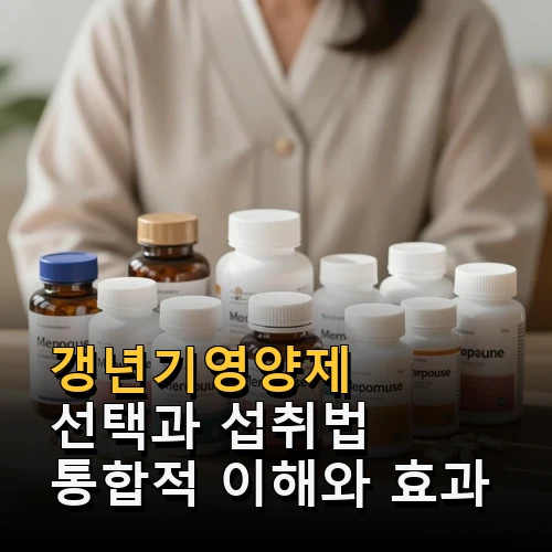갱년기영양제