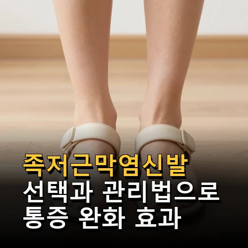 족저근막염신발