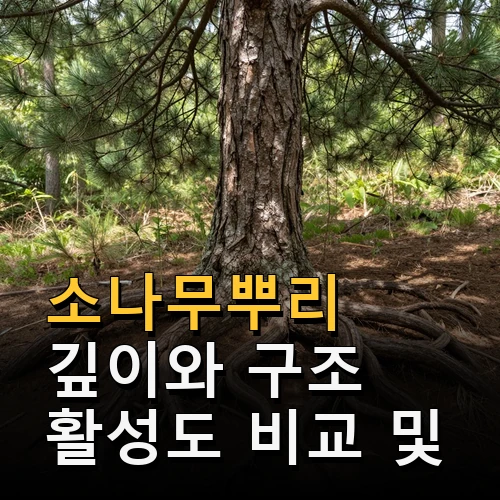 소나무뿌리