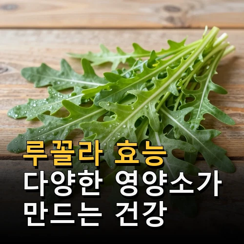 루꼴라 효능