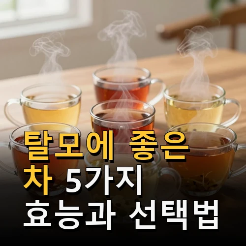 탈모에 좋은 차