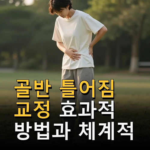 골반 틀어짐 교정